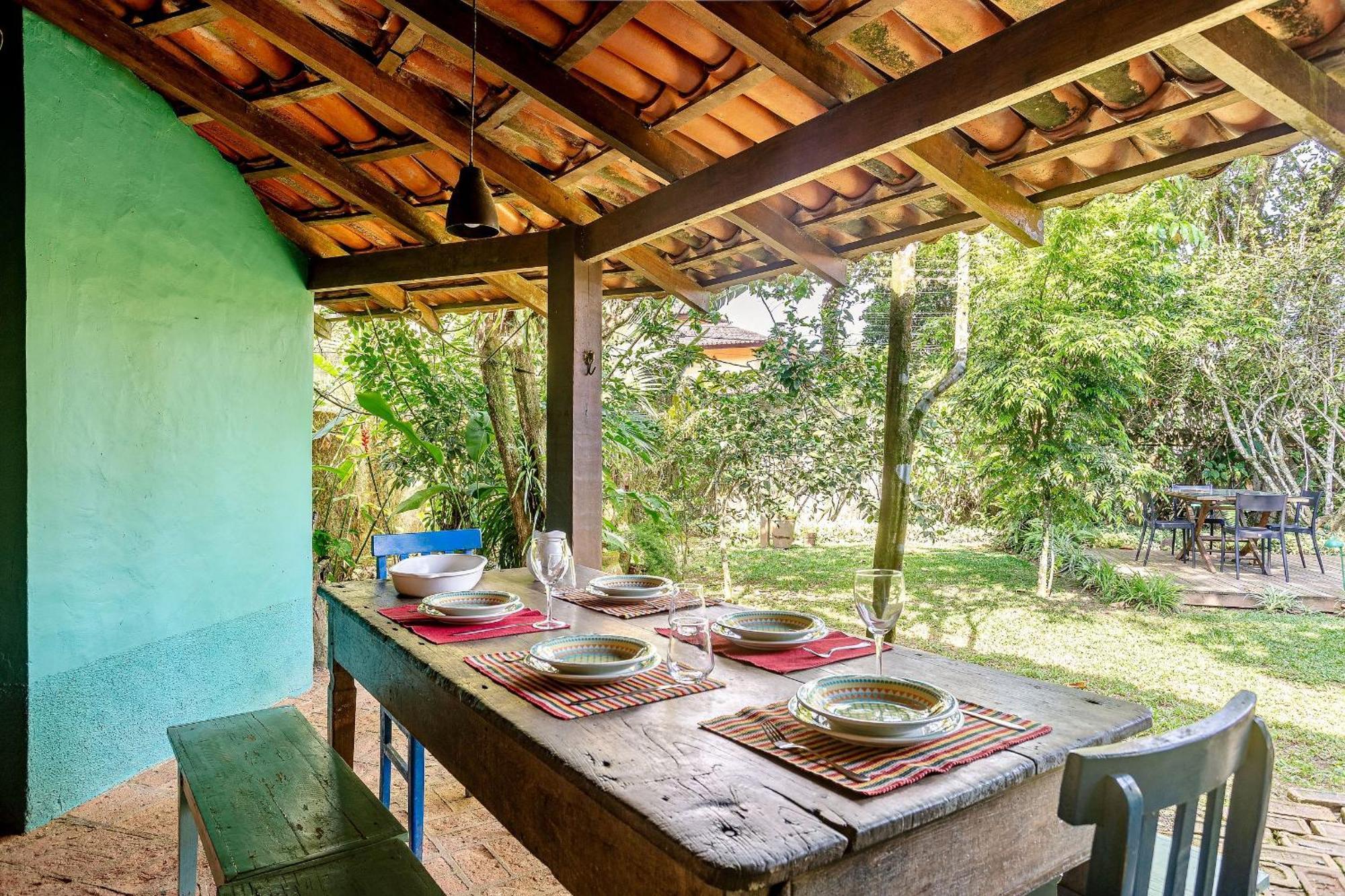 Casa Dos Passaros Na Areia A 20M Da Praia Da Baleia Com 3 Suites E 1 Dorm, Com Ar Condicionado, Wifi, Smart Tv, Cozinha Completa E Churrasqueira São Sebastião Exterior foto