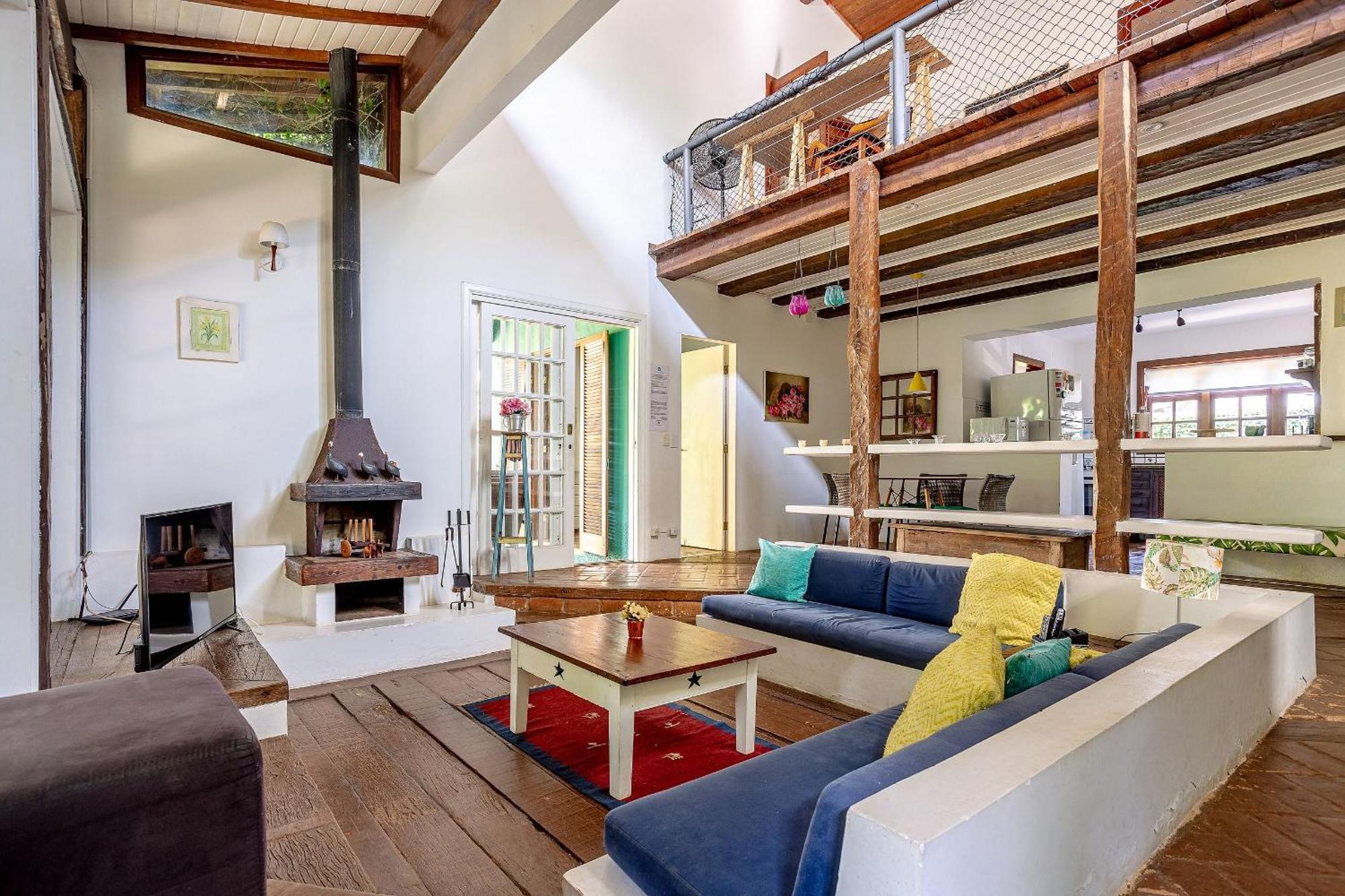 Casa Dos Passaros Na Areia A 20M Da Praia Da Baleia Com 3 Suites E 1 Dorm, Com Ar Condicionado, Wifi, Smart Tv, Cozinha Completa E Churrasqueira São Sebastião Exterior foto